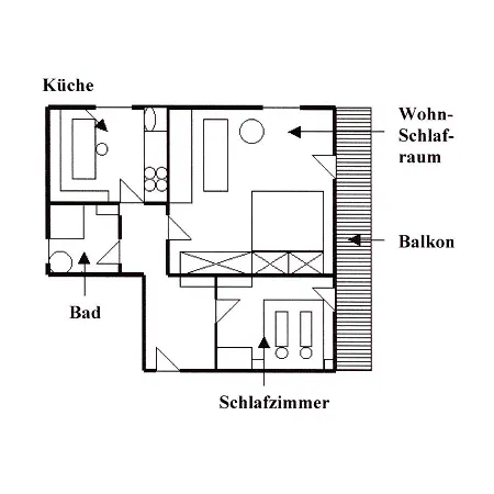 アパート Haus Kurz Matthaeus *